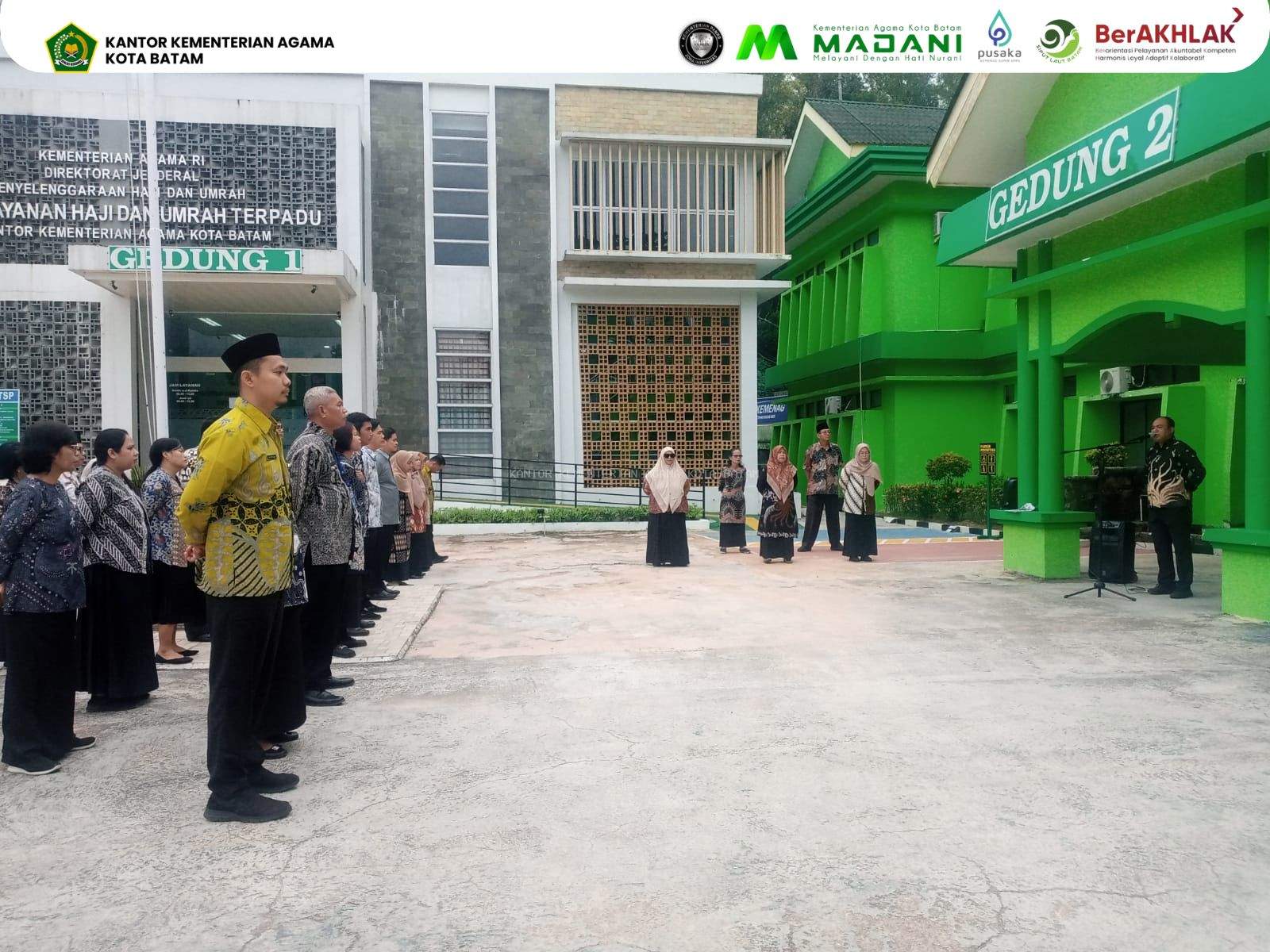 Apel Pagi Kemenag Kota Batam: Penguatan Semangat Kerja dan Komitmen WBK