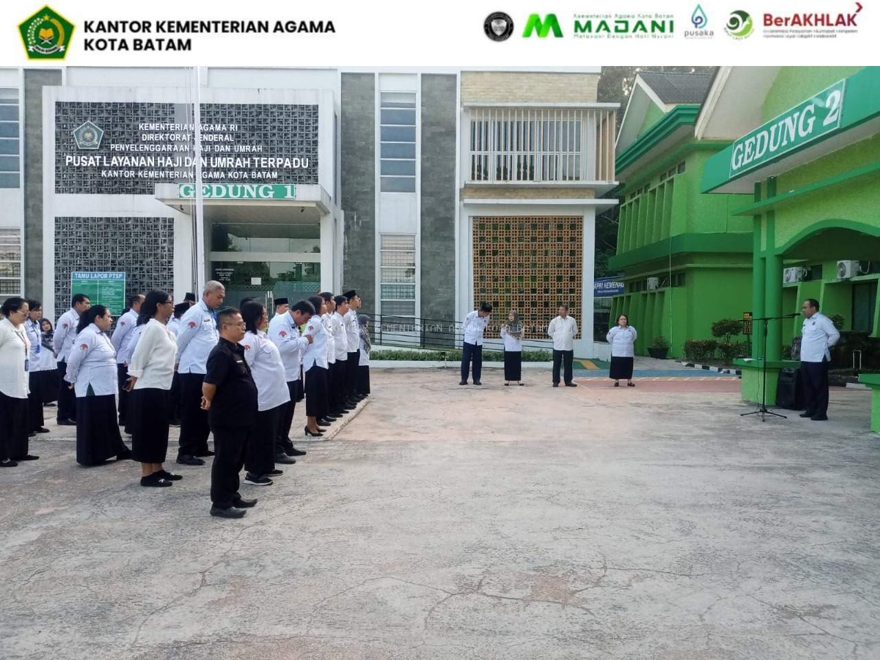 Apel Pagi Kemenag Kota Batam: Penekanan Penyelesaian SKP Tepat Waktu