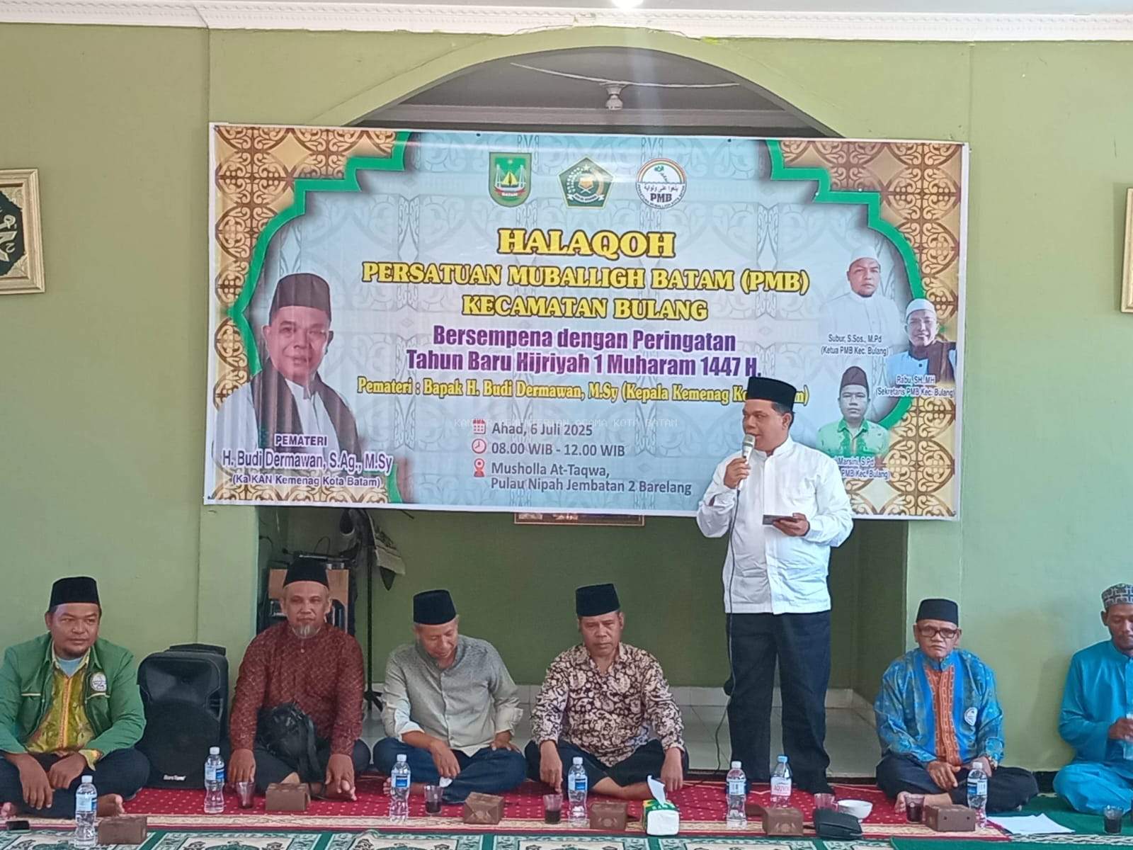 Halaqoh Persatuan Mubaligh Batam Kecamatan Bulang: Perkuat Peran Mubaligh dalam Pembangunan Kota Batam