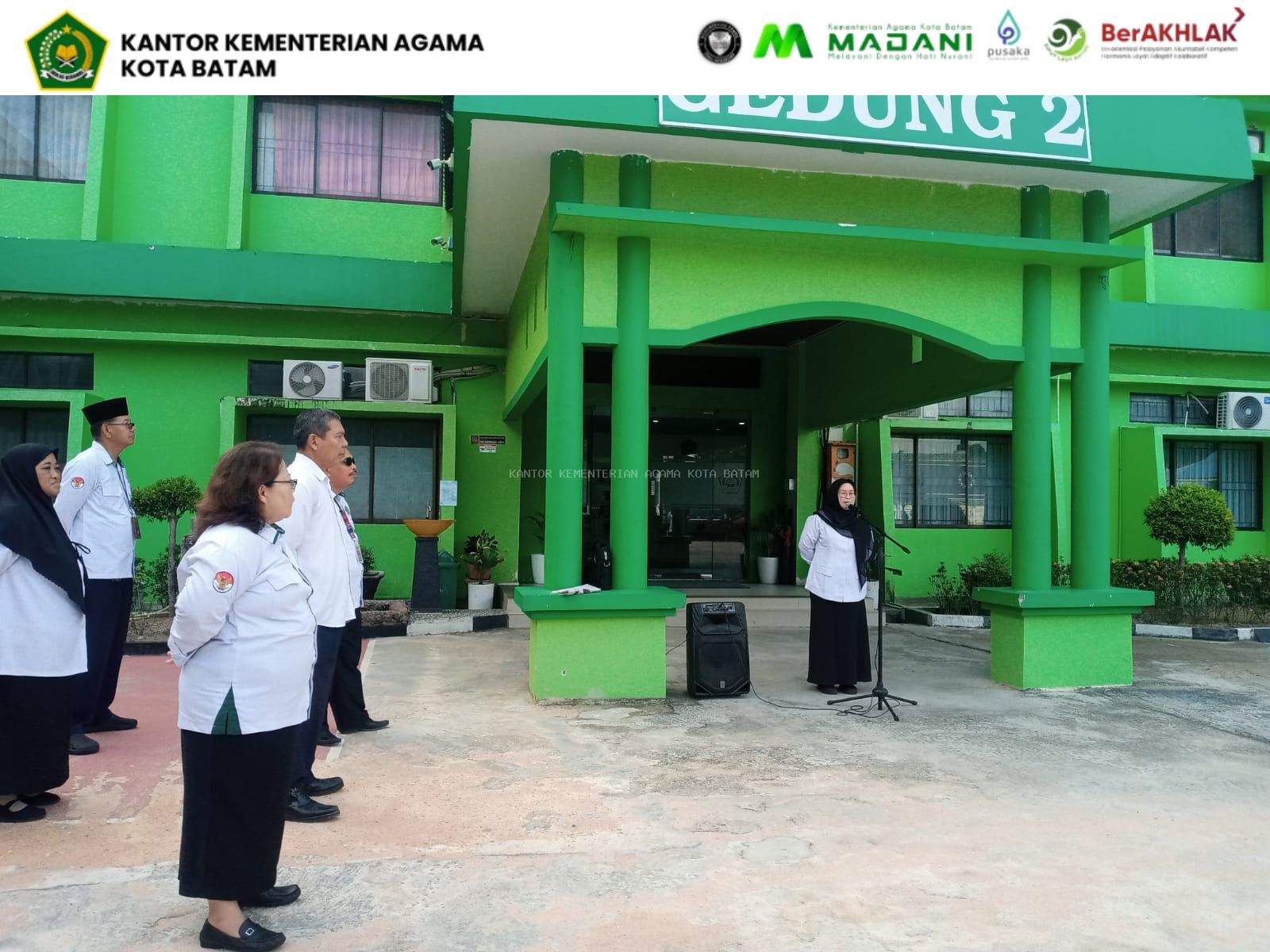 Apel Pagi Kemenag Kota Batam: Apresiasi dan Pengingat Tugas Pegawai