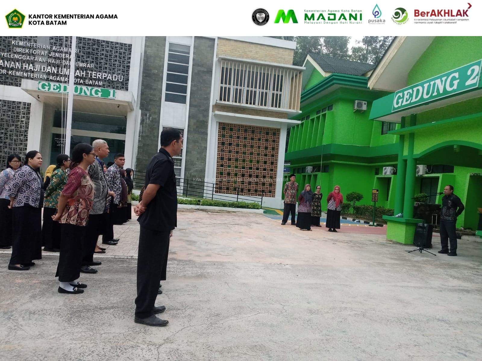 Apel Pagi Kemenag Kota Batam: Penguatan Komitmen dan Disiplin Kerja