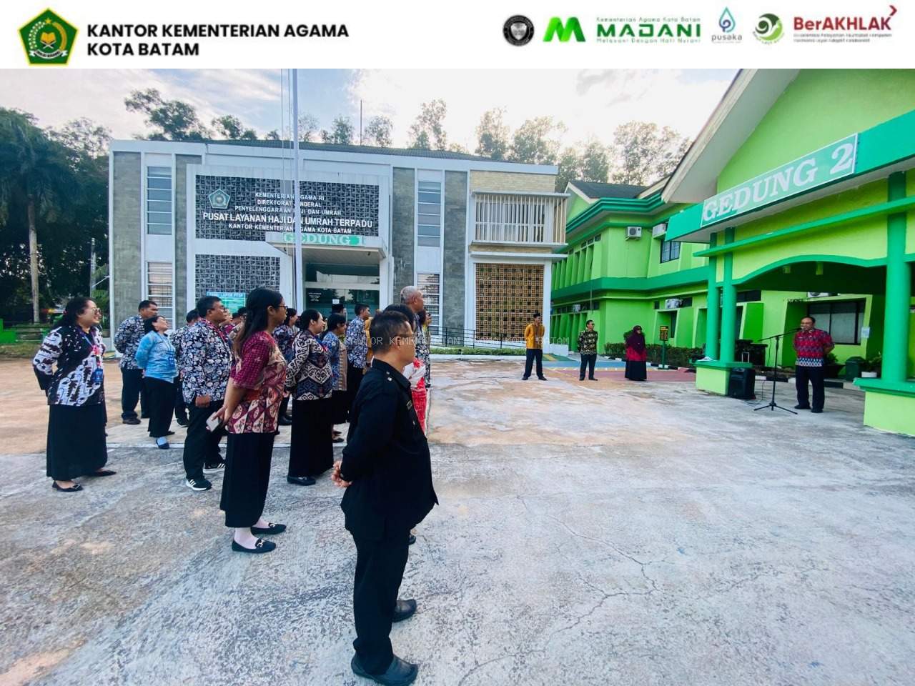 Penyelenggara Hindu Pimpin Apel Pagi, Pentingkan Penyelesaian SKP 