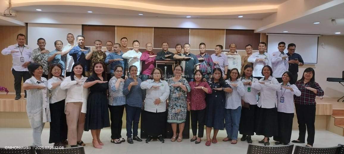 Kasi Urakris Hadiri Ibadah Bulanan PGLII Kota Batam