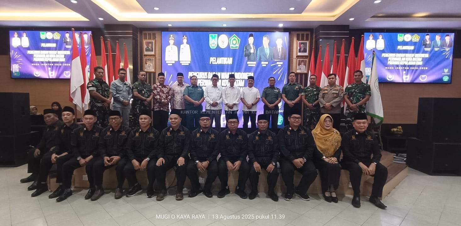BWI Perwakilan Kota Batam Resmi Dilantik, Syamsul Paloh Wakafkan Lahan untuk Pembangunan Rumah Tahfiz