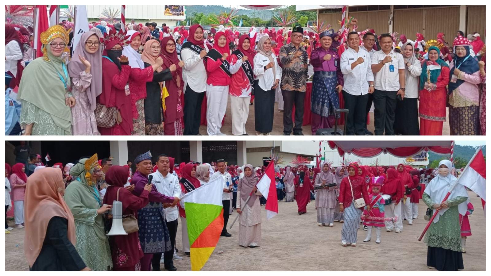 Pawai Budaya Meriahkan HUT ke-80 RI Bersama RA Se-Kecamatan Sekupang