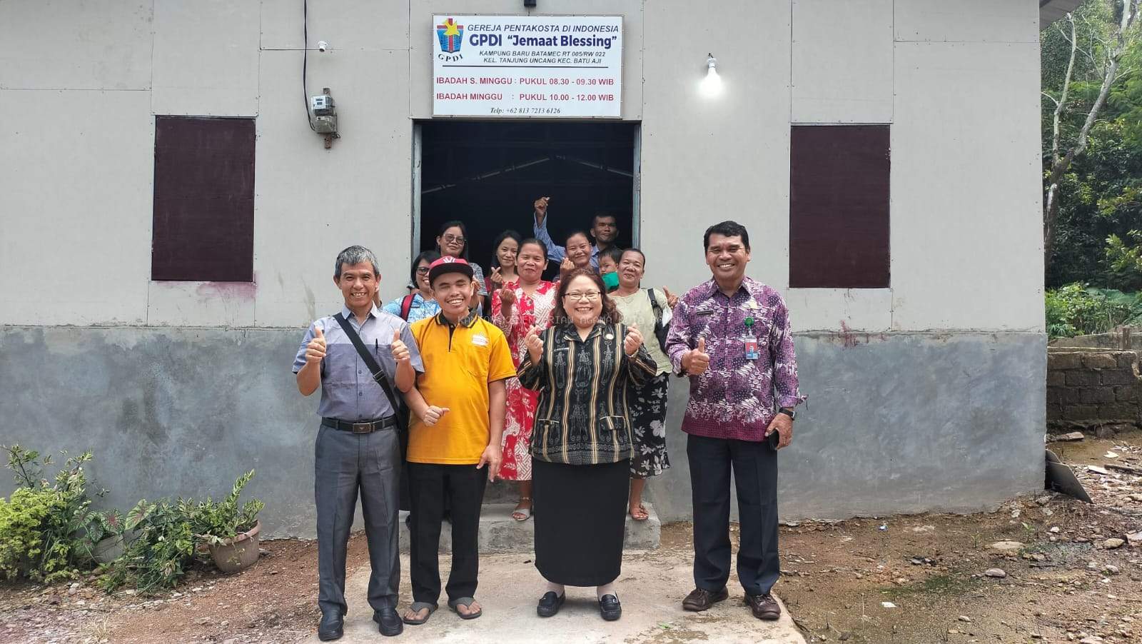 Esther Sri Liasna: Gereja Punya Peran Strategis Wujudkan Kerukunan - Visitasi di gereja GPDI Jemaat Blessing