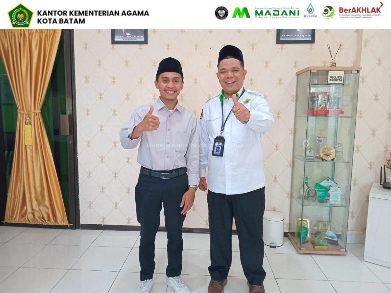 Kantor Kemenag Kota Batam Terima Kunjungan Ketua IPNU, Siap Jalin Kerja Sama 