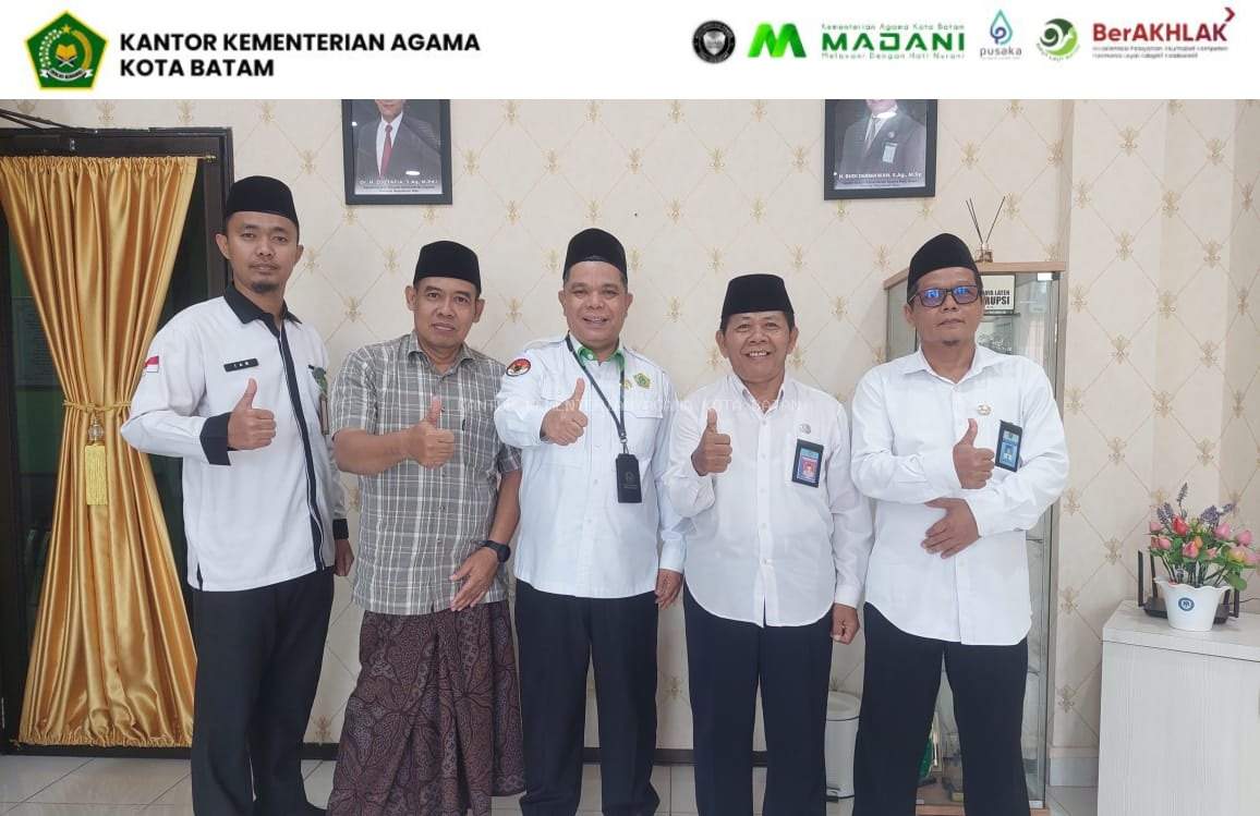 Kepala Kemenag Batam Terima Kunjungan FKDT Kota Batam