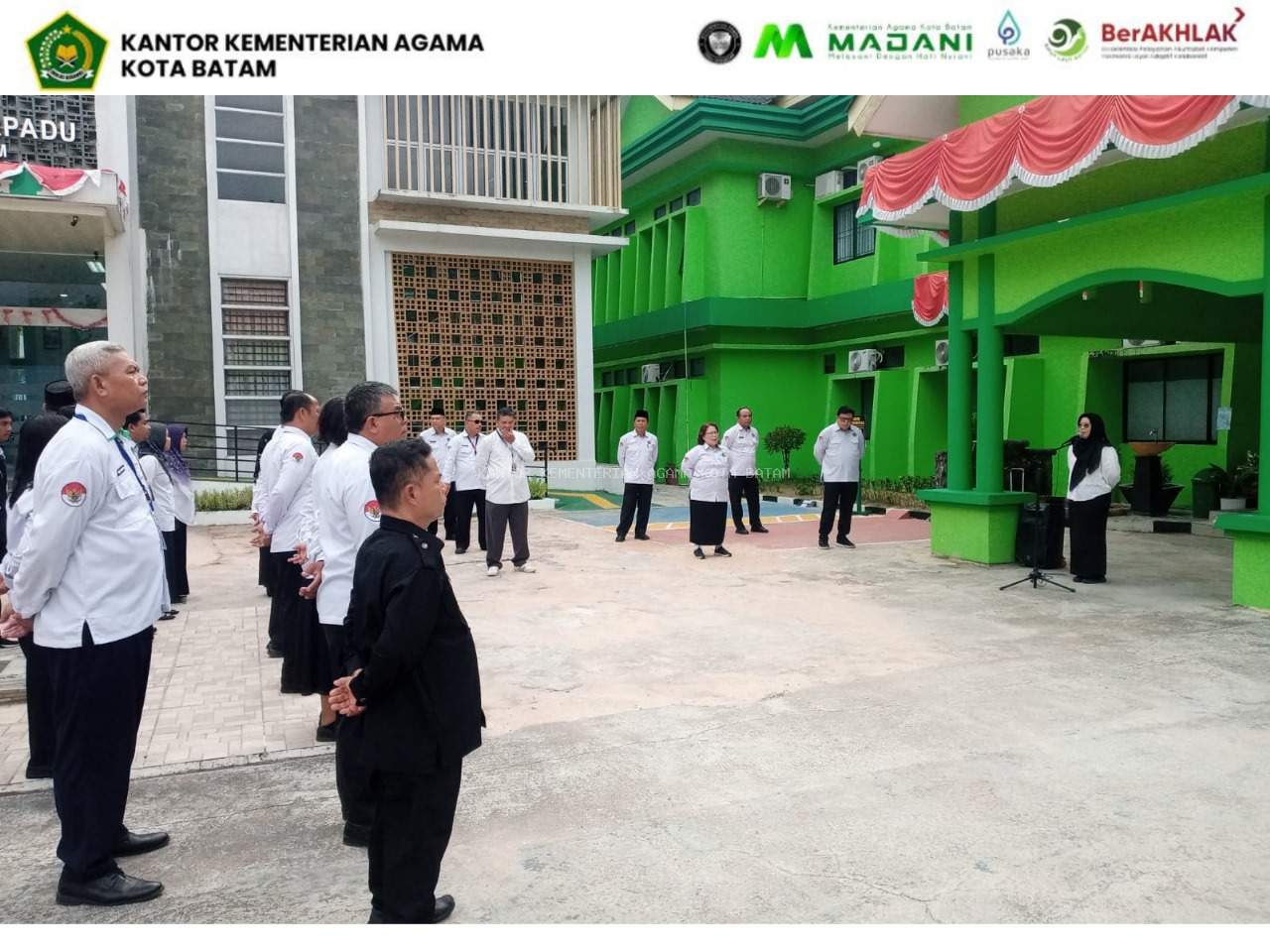 Apel Pagi Kemenag Kota Batam Tekankan Konsistensi dan Semangat Kinerja