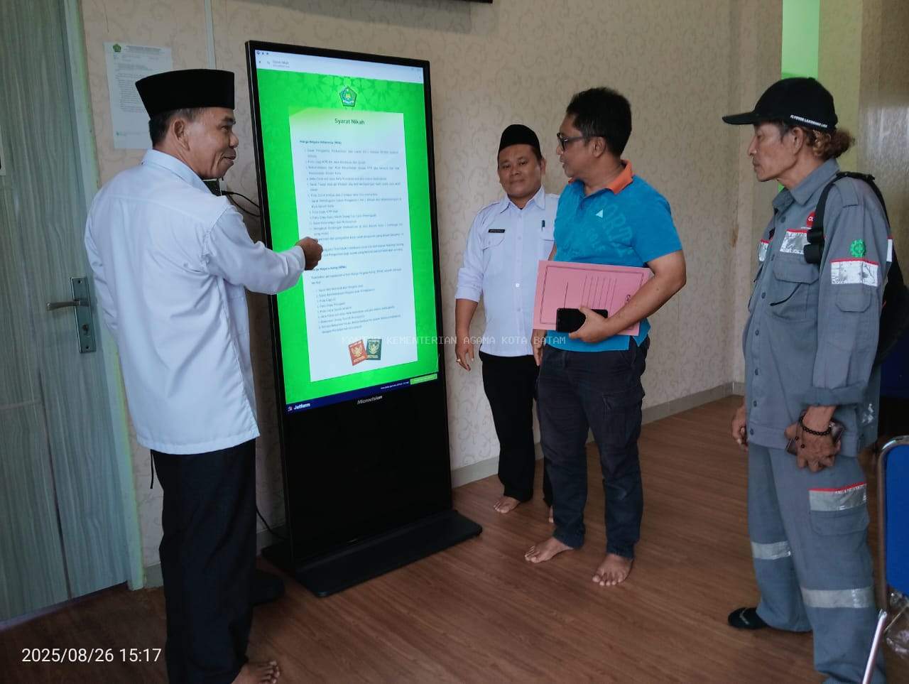 Beri Kemudahan Kepada Masyarakat, KUA Kecamatan Batam Kota Hadirkan Layanan Digital