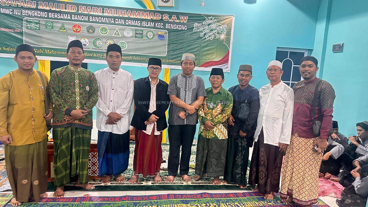 KUA Bengkong Hadiri Safari Maulid MWCNU Bengkong 