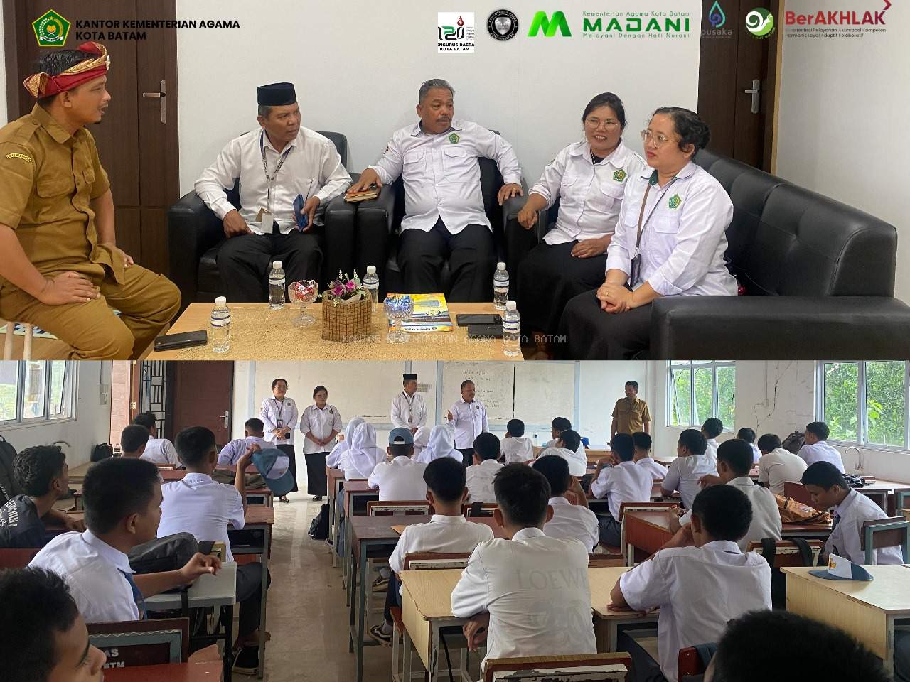Kemenag Batam Gelar Kunjungan ke SMKN 12: Dorong Moderasi dan Inklusivitas