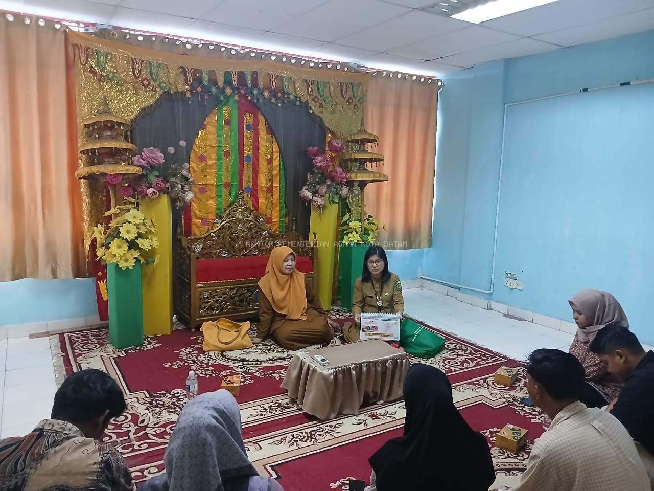 Bimbingan Perkawinan KUA Batu Ampar Angkat Tema "Landasi Keluarga dengan Taqorrub Ilalloh"