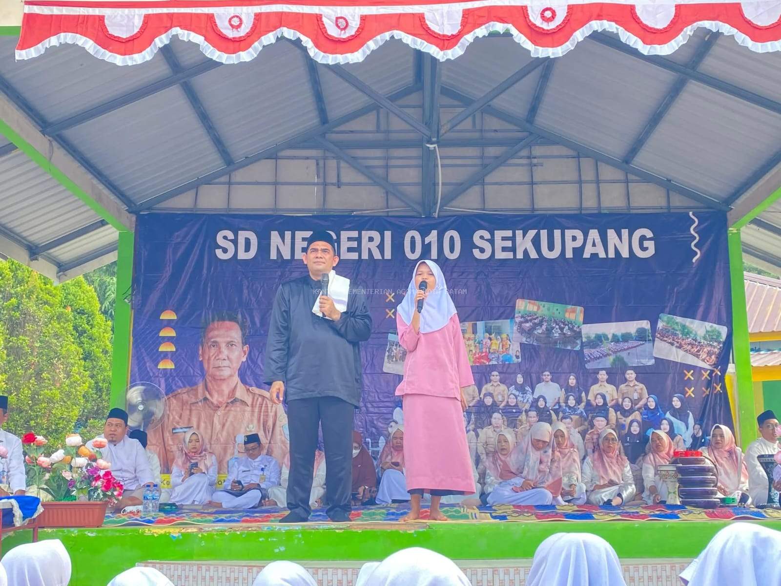 Peringatan Maulid Nabi di SD Negeri 010 Sekupang, Bajora Lubis: Teladani Akhlak Rasulullah SAW