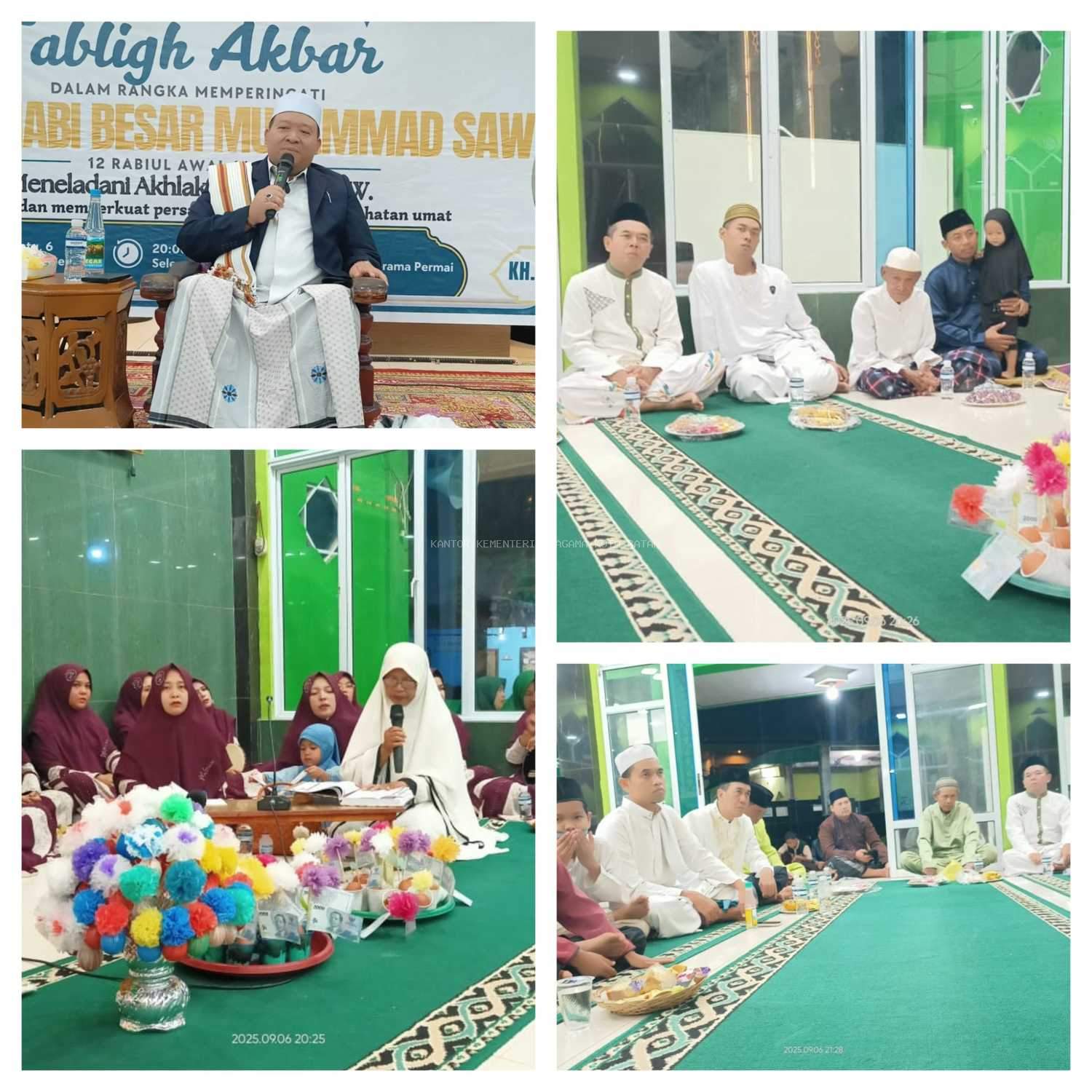 Masjid Al-Haudh Griya Panorama Permai Batam Penuh Sesak, Jamaah Merenungi Akhlak Mulia Rasulullah