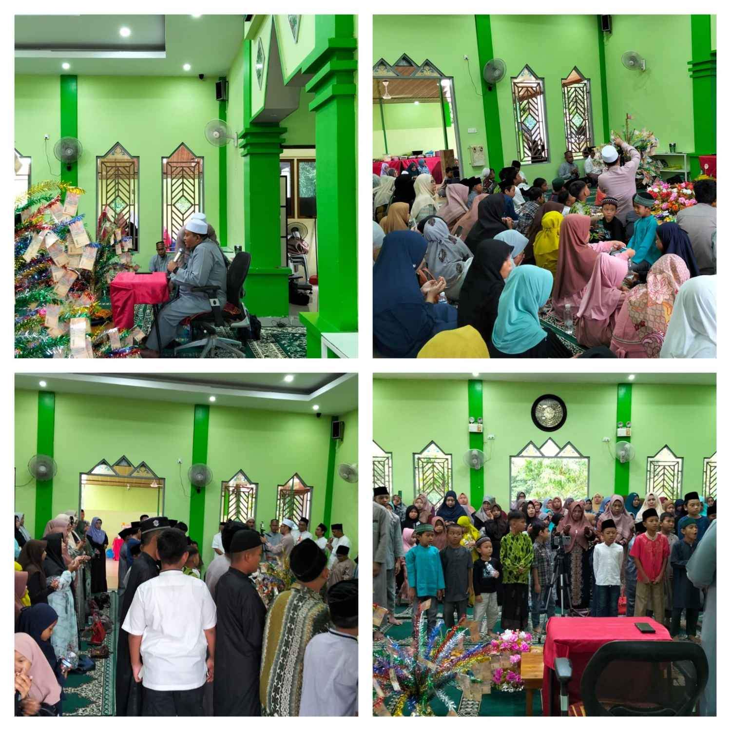 Dibawah Guyuran Hujan Deras, Musholla Ar-Rahmam dipenuhi Jama'ah Maulid Nabi Muhammad SAW