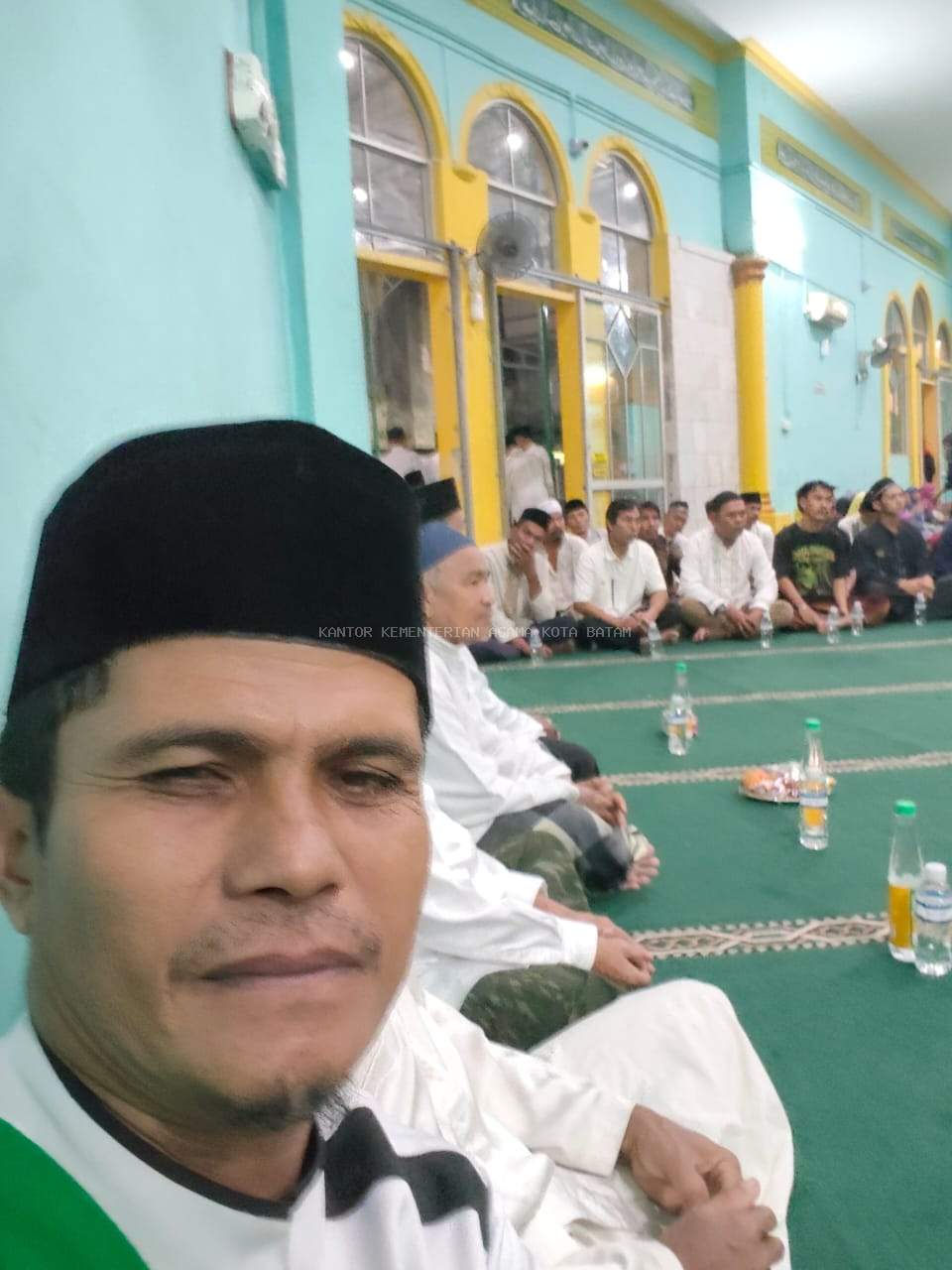 Nazir, S.Sos.I Wakili Kepala KUA Batu Ampar dalam Acara Maulid Nabi di Masjid Baitul Ulum Jodoh Square