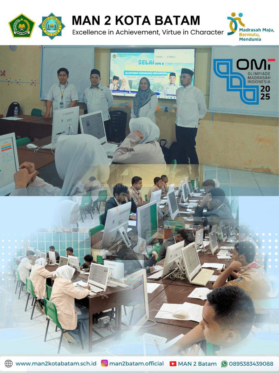 MAN 2 Kota Batam Menjadi Salah Satu Tuan Rumah Olimpiade Madrasah Indonesia (OMI) 2025 Tingkat Kabupaten/Kota