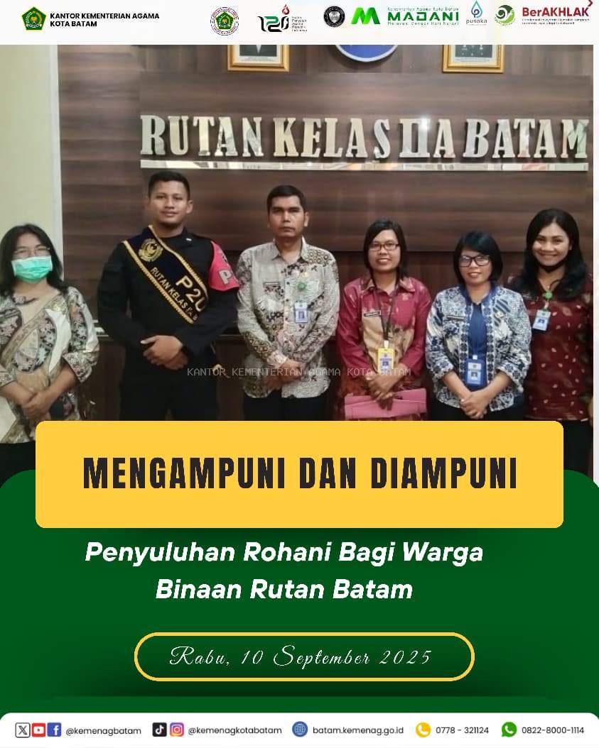 Penyuluhan Rohani : Mengampuni dan Diampuni