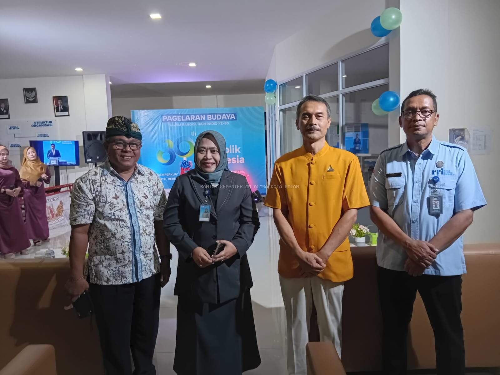 RRI Batam Rayakan 80 Tahun, Kemenag Batam Tunjukkan Dukungan