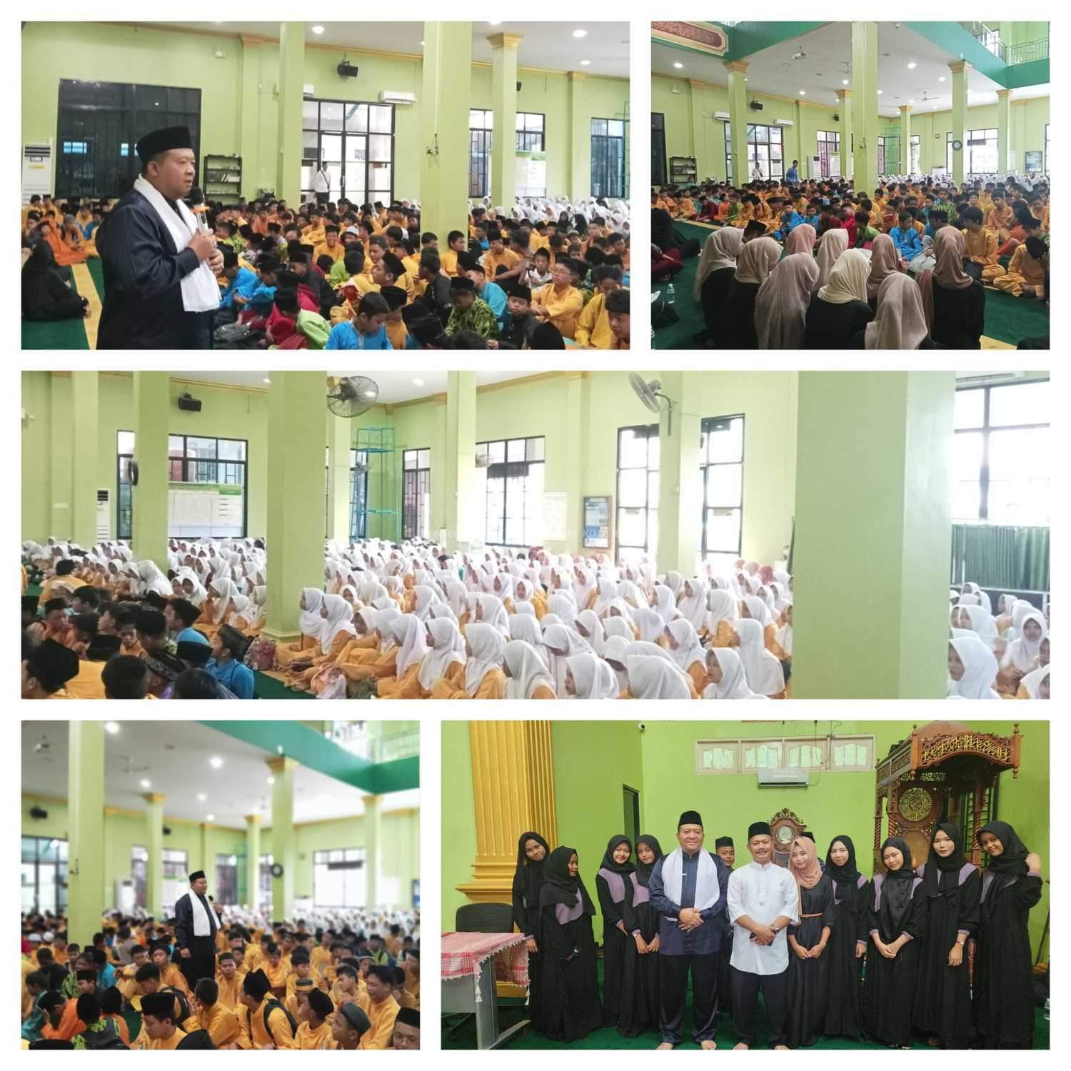 SMPN 30 Bengkong Gelar Maulid Nabi, Kyahi Luqman Tekankan Pentingnya Kejujuran dan Hormat Guru