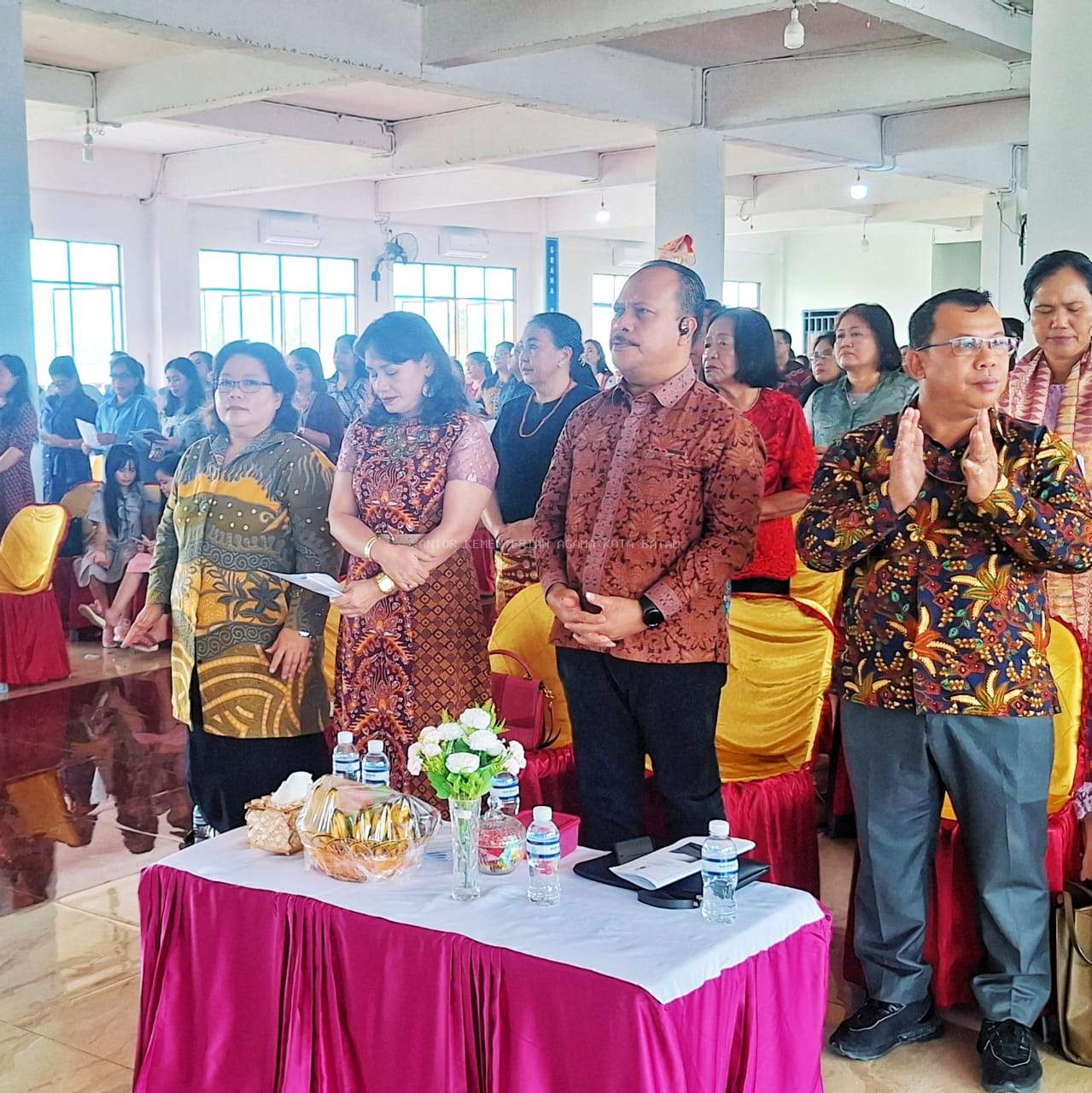 Pererat Toleransi, Kemenag Kota Batam Ikut Rayakan Ucapan Syukur Jemaat Gereja Toraja
