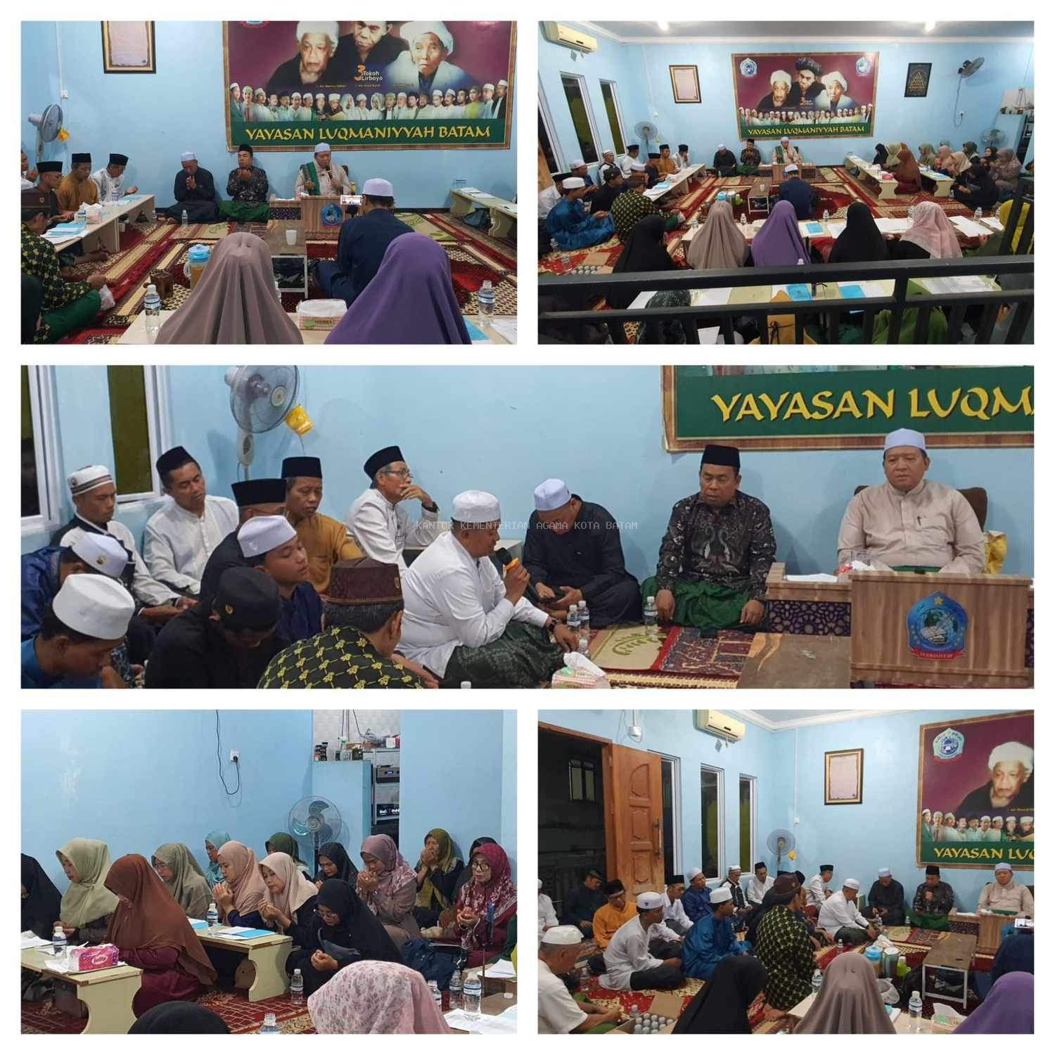 Doa Bersama di Yayasan Luqmaniyyah: KUA Bengkong Hadir Mendoakan Ibunda KH. Luqman Hakim