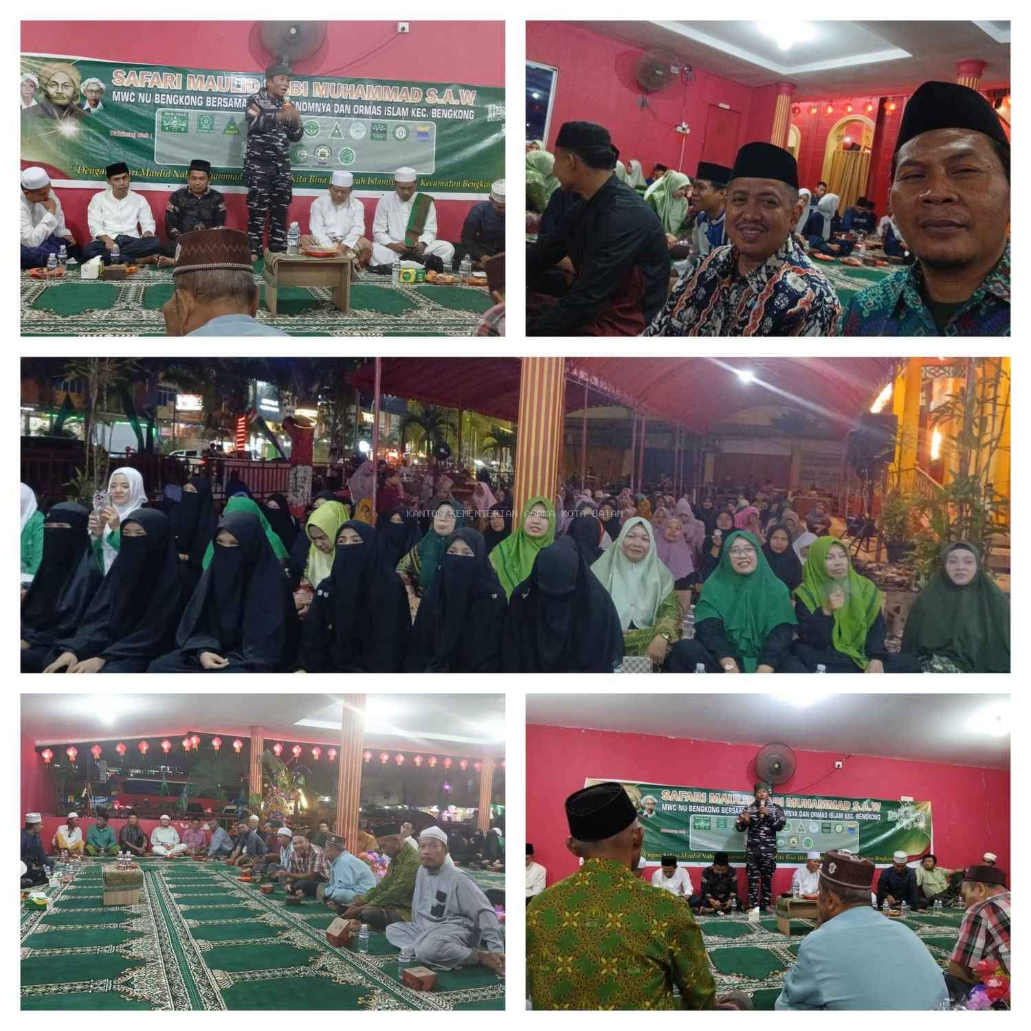 KUA Bengkong Ikuti Safari Maulid MWC NU, Hadirkan Kolonel Uus Rohimat di Masjid Cheng Hoo
