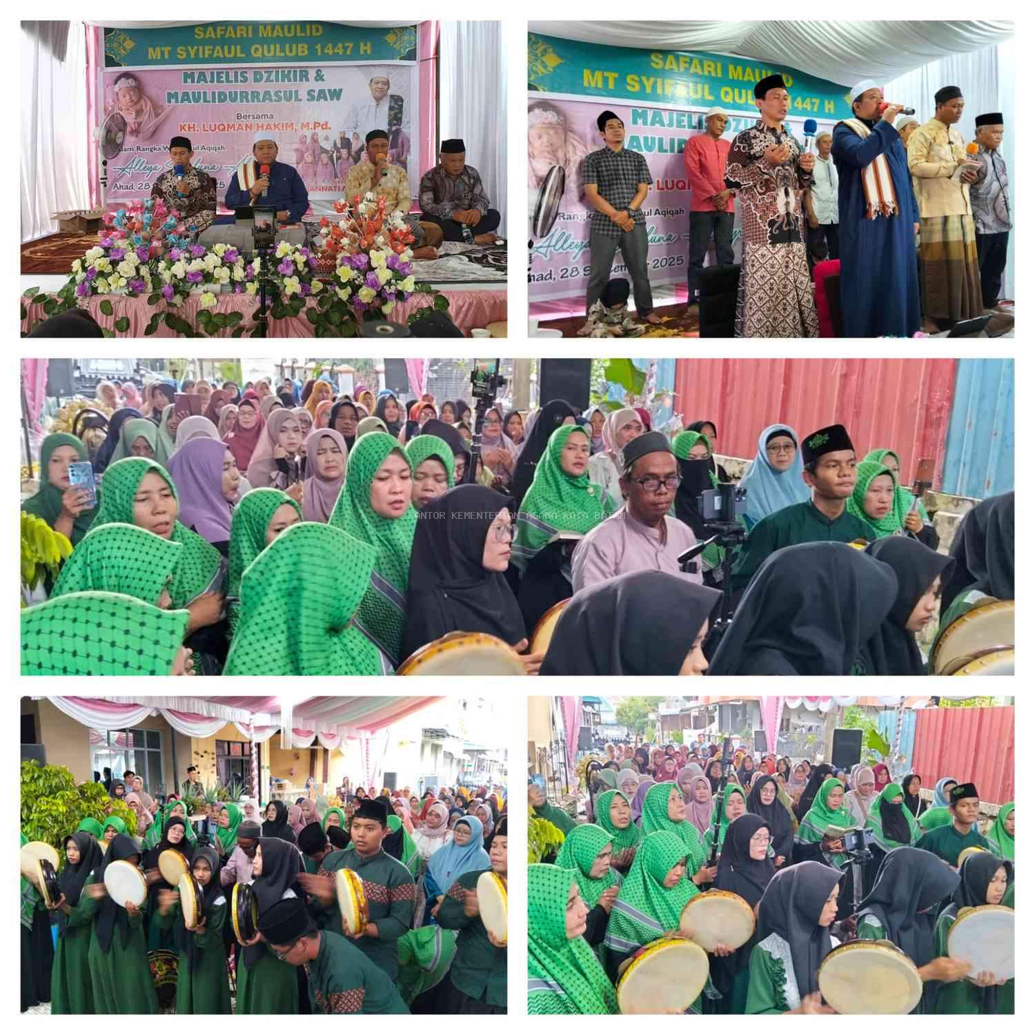 Getaran Cinta Rasulullah di Sakura Garden: Safari Maulid ke -28 MT Syifaul Qulub