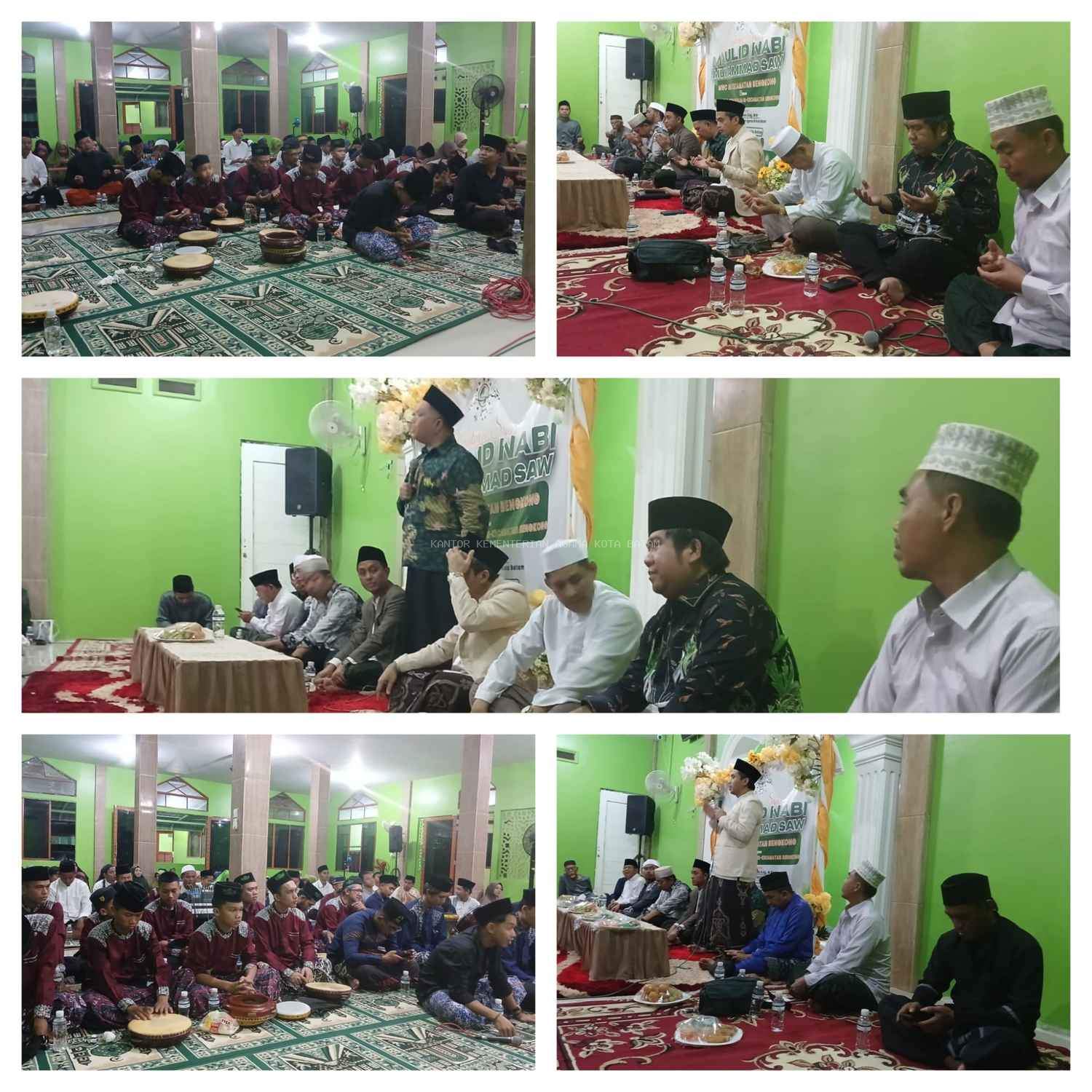 Penutupan Safari Maulid MWC NU Bengkong: KUA dan Tokoh Masyarakat Perkuat Ukhuwah di Ponpes Baitul Quran