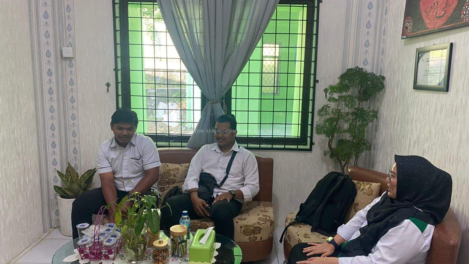 Kasi Pakis Kemenag Batam Terima Kunjungan Polda Intelkam Jelang Hari Santri