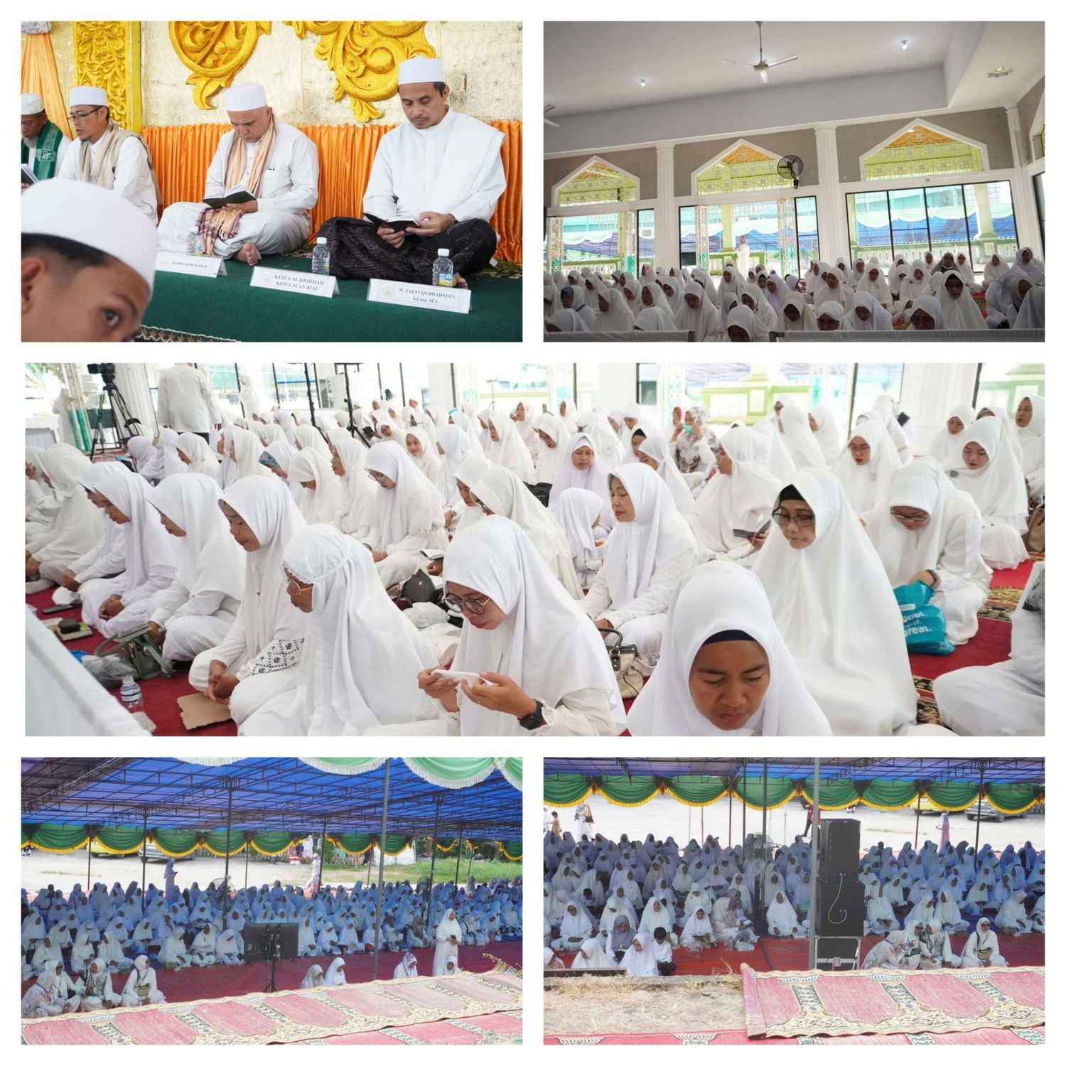 Manaqib Kubro V Kecamatan Bengkong Sukses Dihadiri Ribuan Jamaah di Tengah Guyuran Hujan Deras