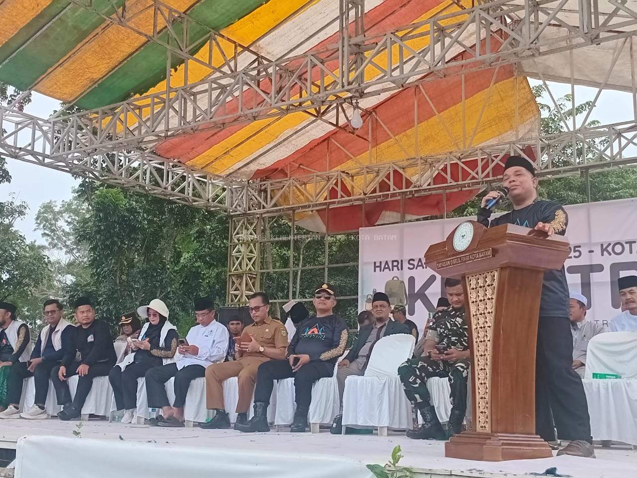 Kepala Kemenag Batam Hadiri Pembukaan Kemah Hari Santri Nasional 2025 di Nuvasa Bay