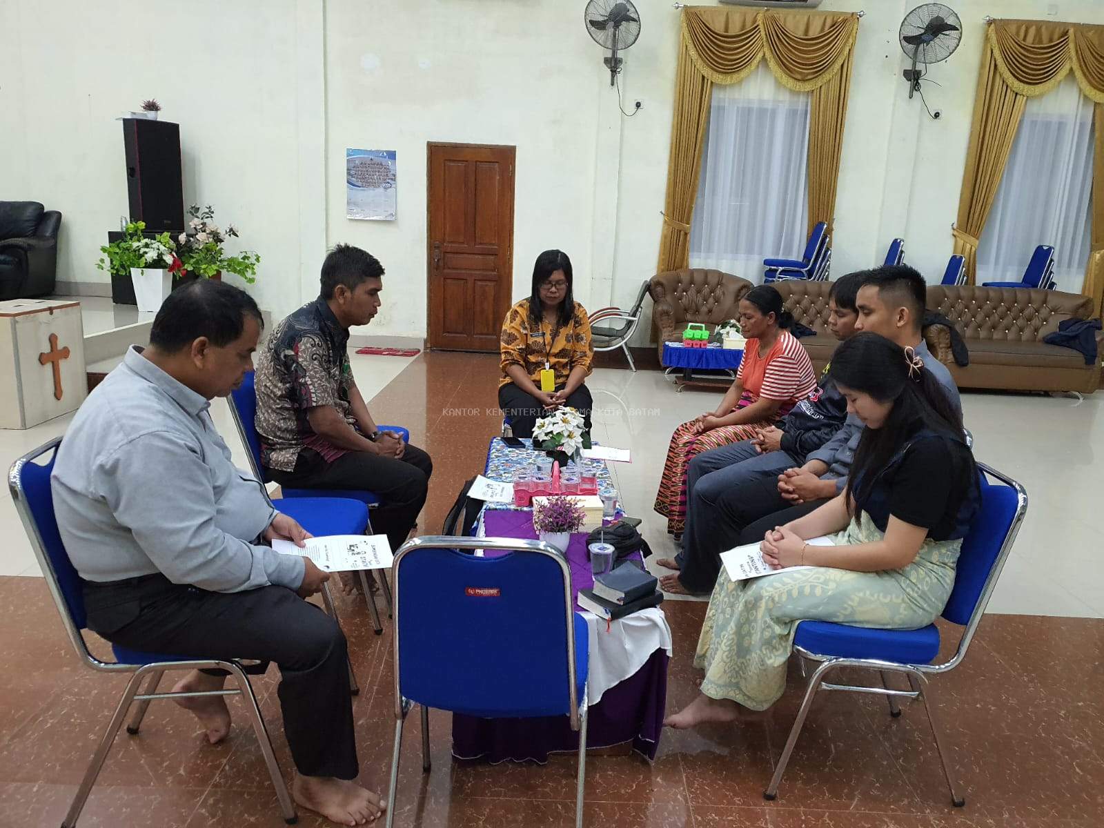 Penyuluh Kristen Lakukan Bimbingan Calon Pengantin di GPI Batu Aji