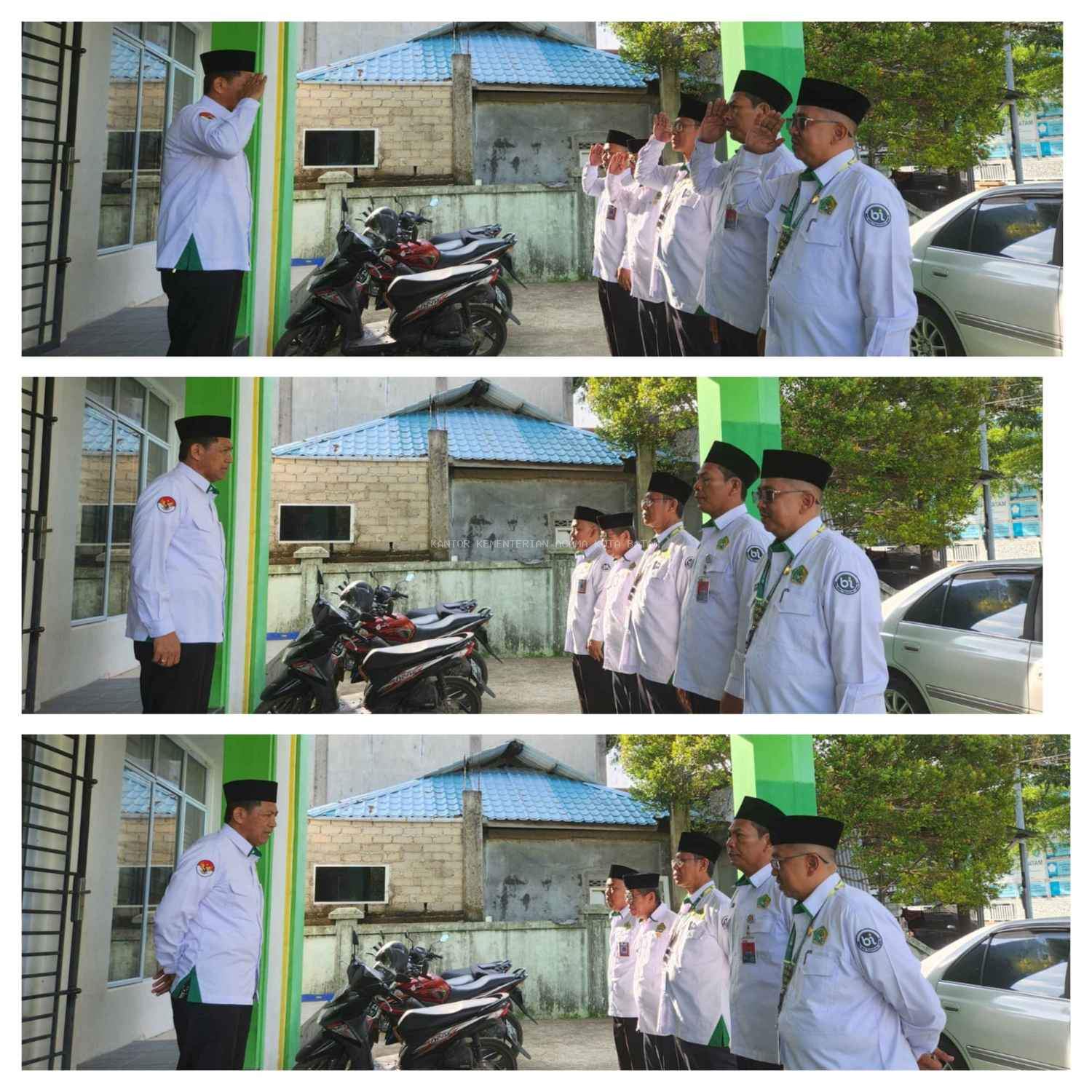 KUA Bengkong Gelar Apel Pagi, Kepala KUA Tekankan Kedisiplinan dan Optimalisasi Layanan Masyarakat