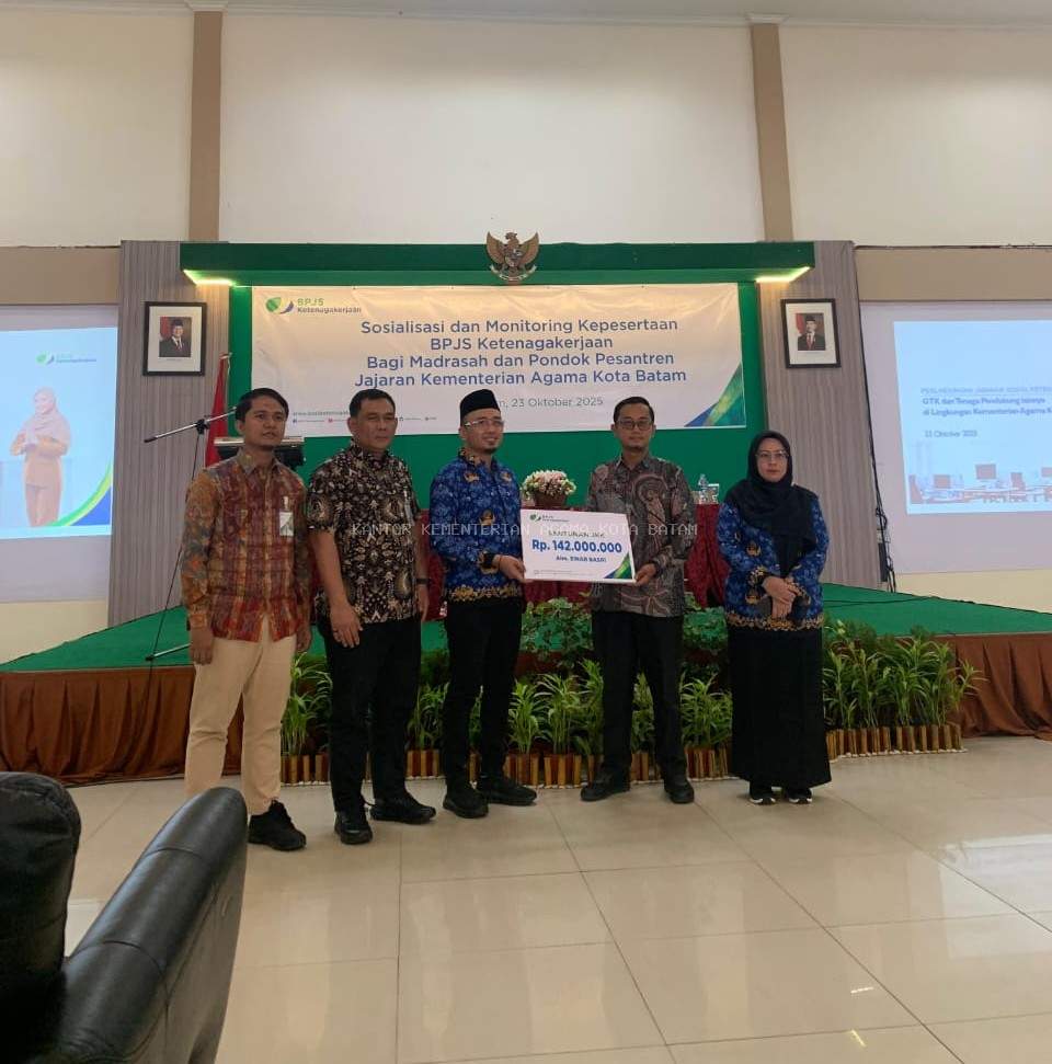 Kemenag Batam Dorong Perlindungan Guru Madrasah dan Pesantren Lewat BPJS Ketenagakerjaan