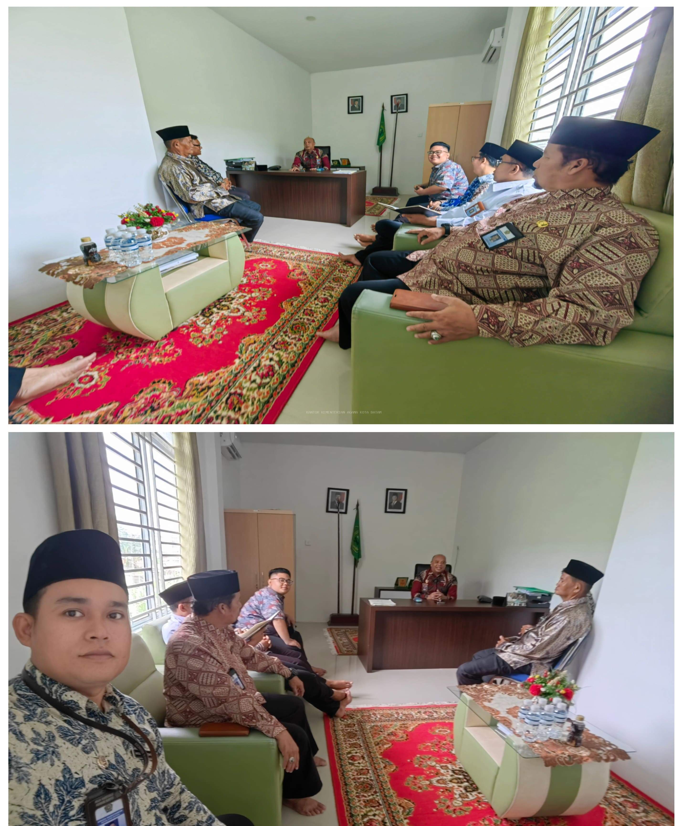 KUA  Lubuk Baja Gelar Rapat, Bahas Evaluasi Kinerja