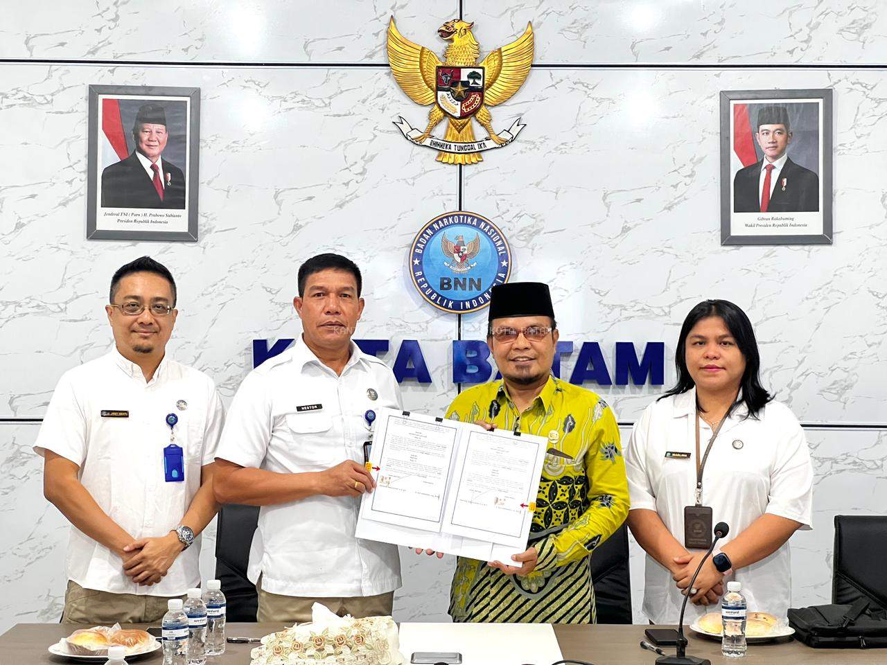 Kemenag Batam dan BNN Kota Batam Perkuat Sinergi Melalui MoU, Bentuk Komitmen Lawan Narkoba