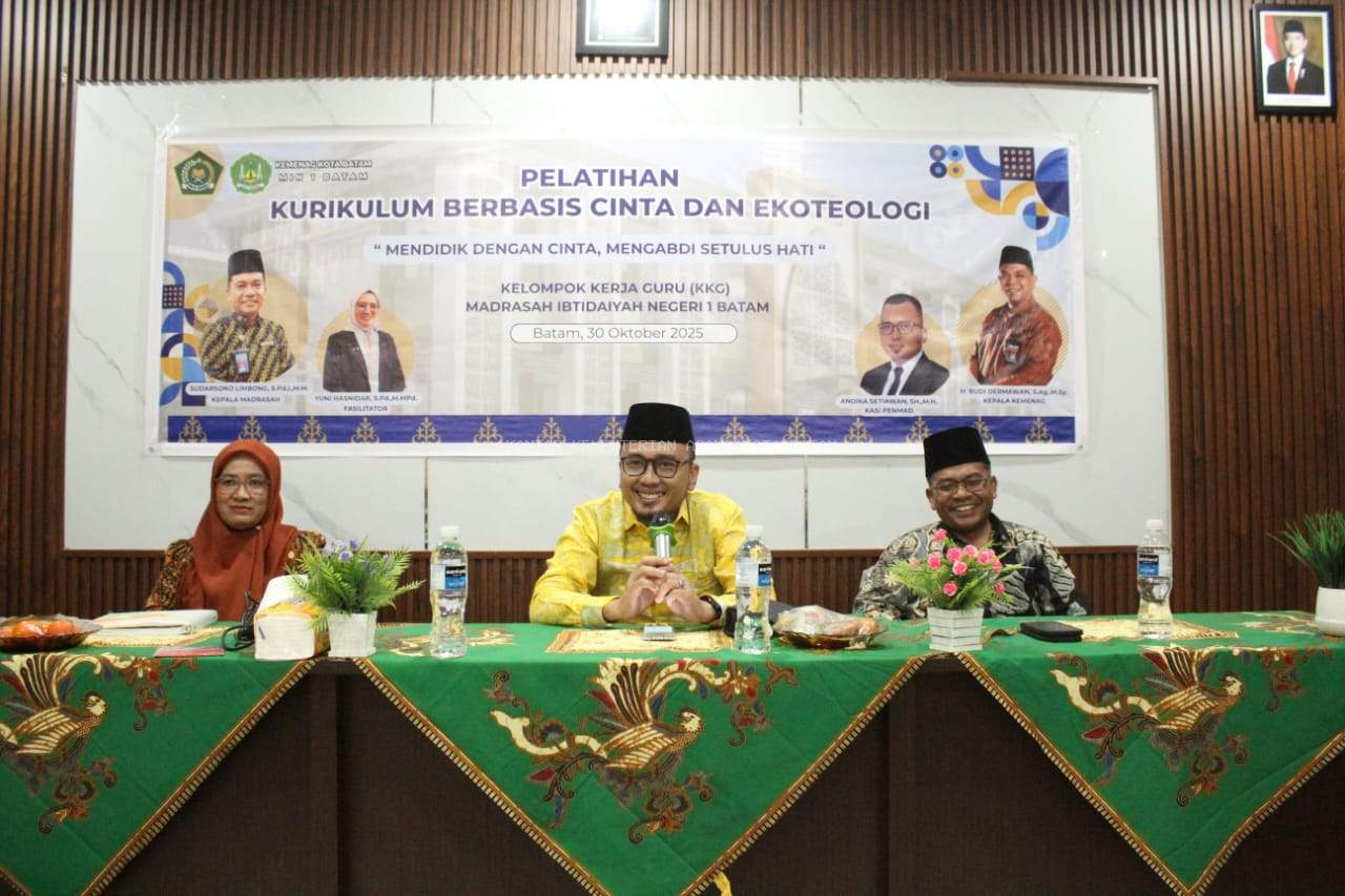 Kemenag Batam Dorong Implementasi Kurikulum Berbasis Cinta Ekoteologi di Madrasah