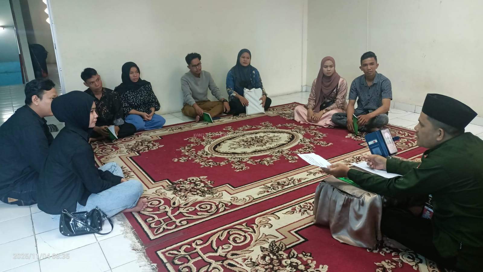 KUA Batu Ampar Gelar Bimwin Menuju Keluarga Sakinah 