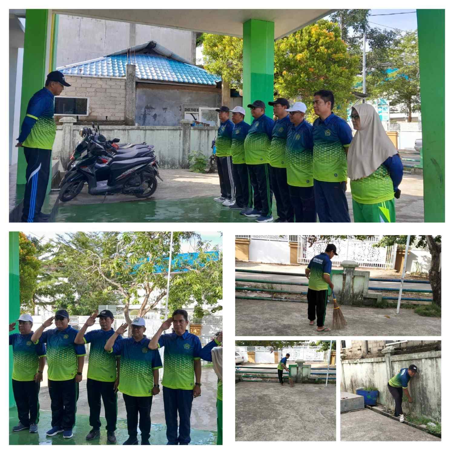 KUA Bengkong Gelar Apel dan Aksi Hidup Sehat, Tekankan Disiplin dan Pelayanan Maksimal