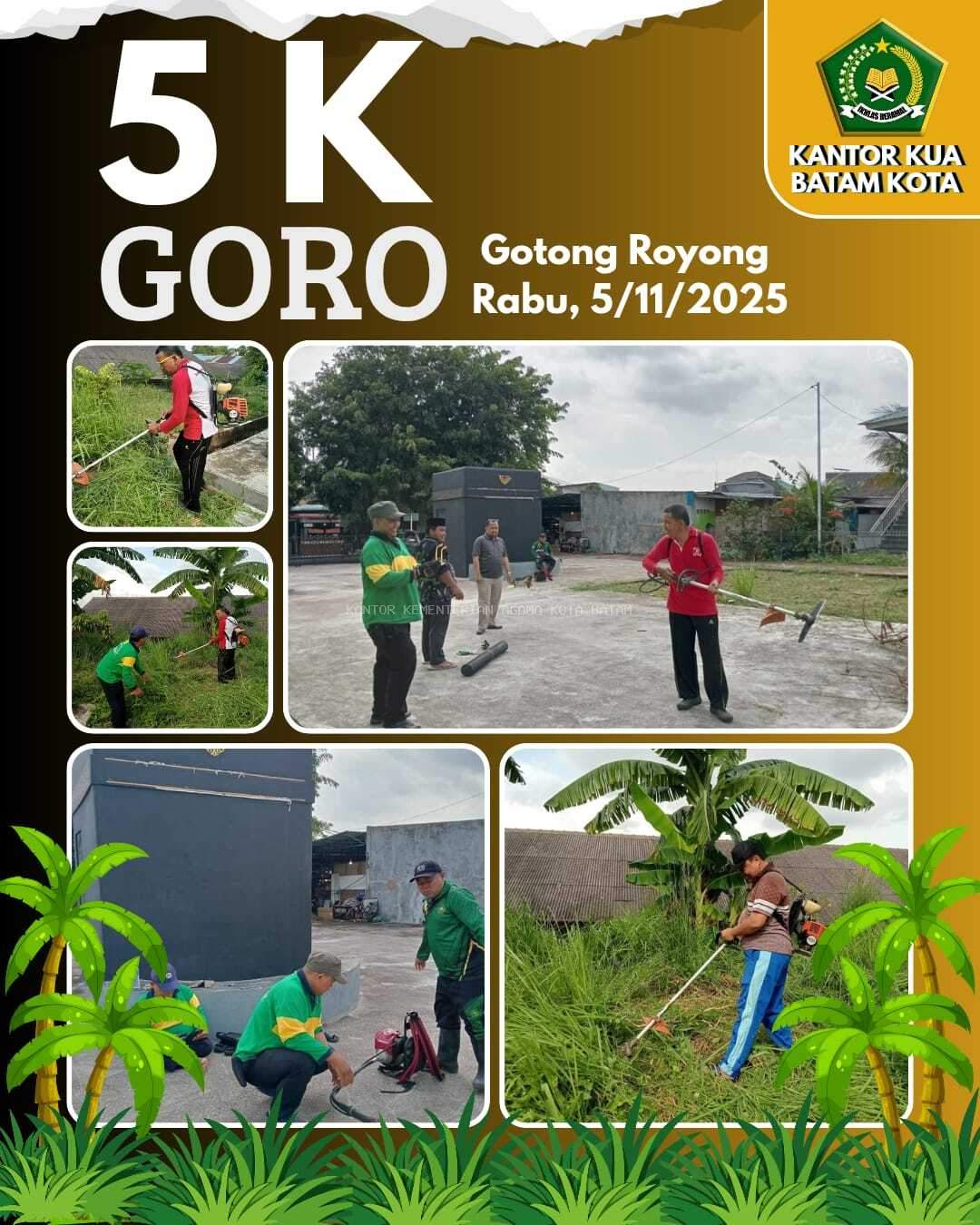 Gelar Giat GORO 5K: Wujudkan Lingkungan Kerja Bersih dan Nyaman