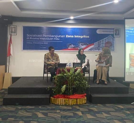 Sinergi Wujudkan Birokrasi Bersih, Kemenag Batam Hadiri Sosialisasi Zona Integritas