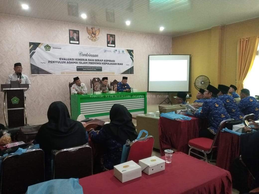 Kemenag Batam Gelar Pembinaan dan Serap Aspirasi Penyuluh Agama Islam Kepri 2025