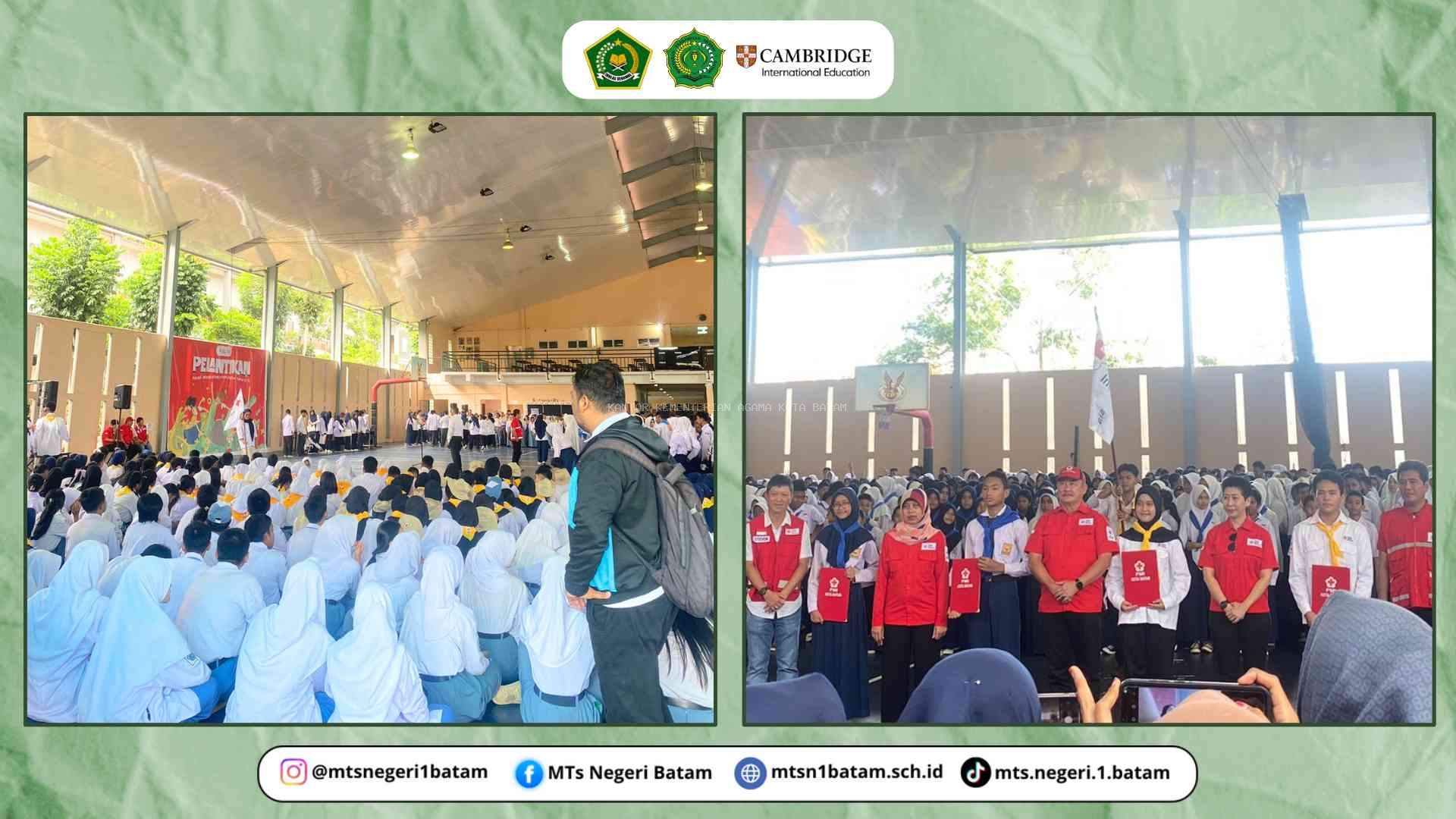 MTsN 1 Batam Siap Ikuti Pelantikan Gabungan PMR se-Kota Batam 2025 