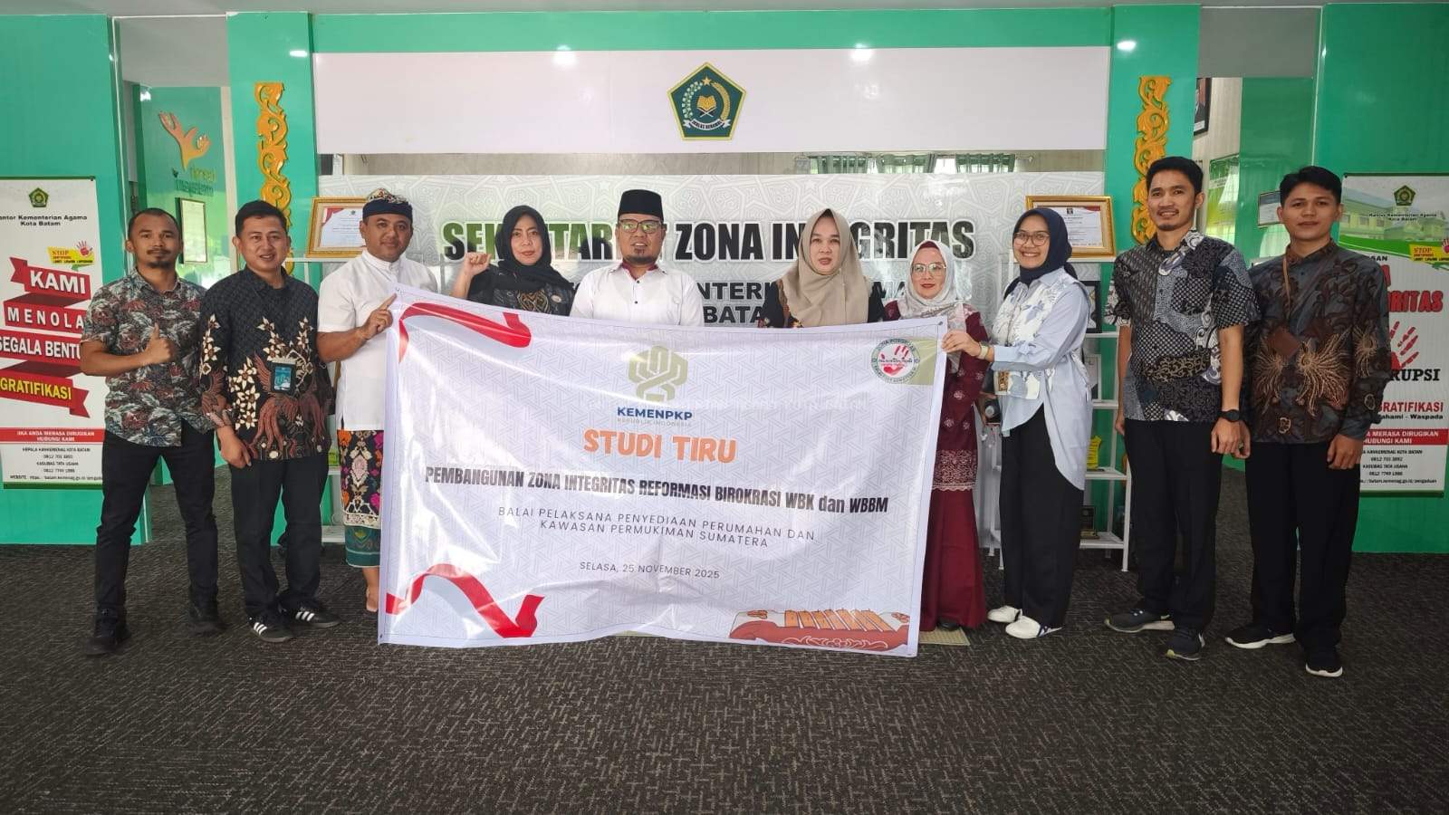 Sinergi Penguatan Integritas: BP3KP Sumatera III Kunjungi Kemenag Kota Batam