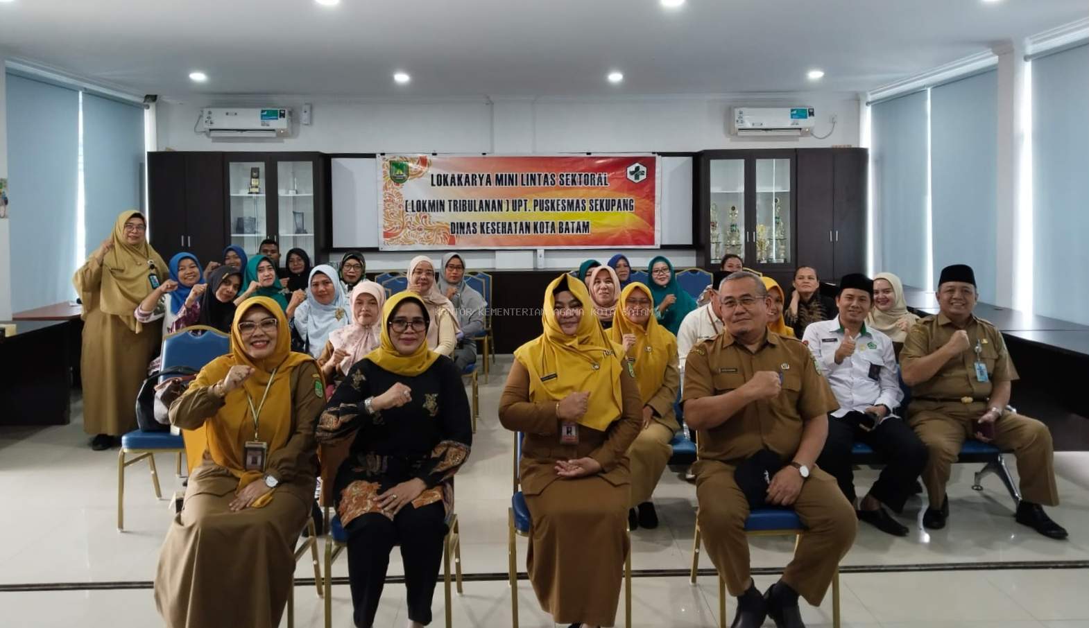 KUA Sekupang Hadiri Loka Karya Mini Lintas Sektoral di Puskesmas Sekupang