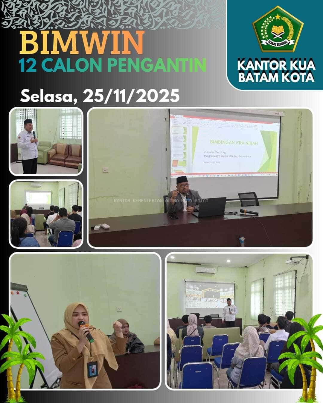 Kolaborasi dan Sinergi KUA-Puskesmas Botania Beri pembekalan Calon Pengantin 