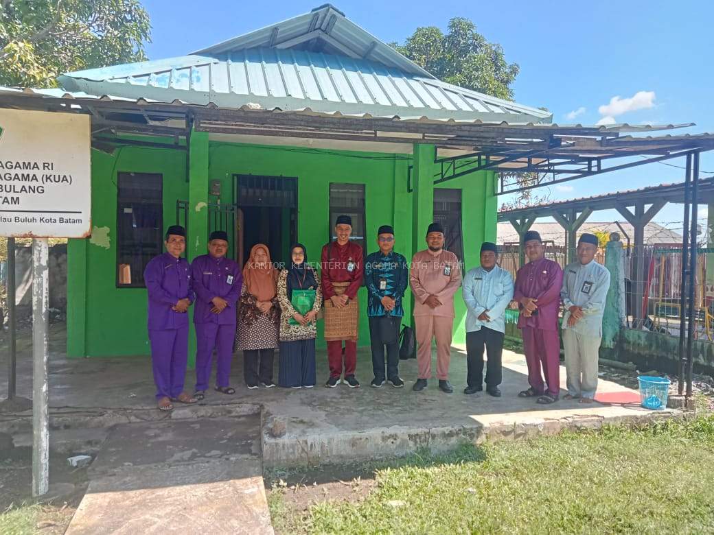KUA Bulang Terima Kunjungan Monev dari Tim Kepenghuluan Kanwil Kemenag Kepri
