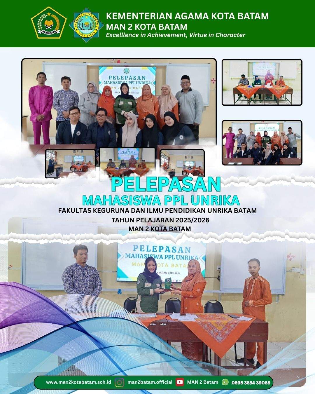 Pelepasan Mahasiswa PPL UNRIKA Batam